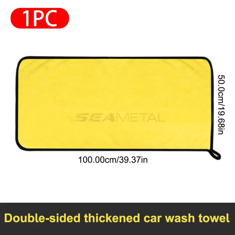 Multifunctional Car Wash Towel – Absorbent, Soft, and Scratch-Free