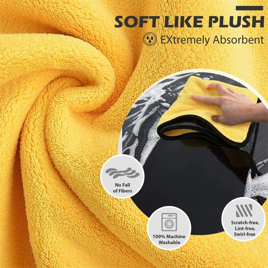 Polyester Microfiber™ Cleaning Towels – Professional Car & Home Detailing Cloths