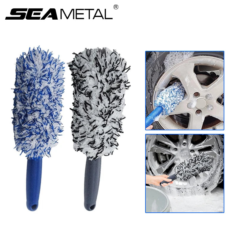 SEAMETAL Car Wheel Hub Brush – Deep Clean, Gentle Touch