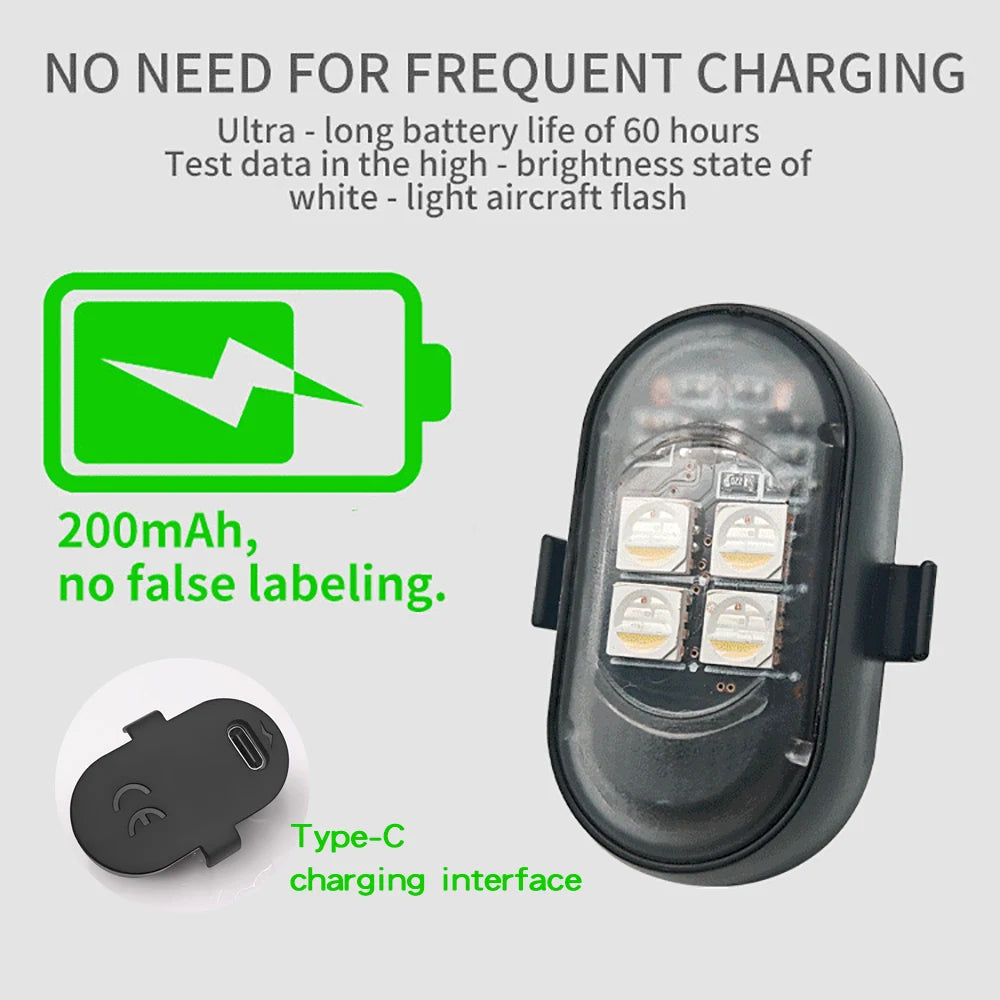 RGB Car Atmosphere Lights – Wireless, Brighter & Fully Rechargeable